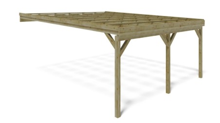 Cochera 5.8x5.06 m - 29 m2 - apoyado contra 