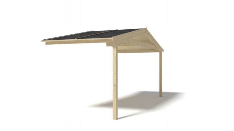 Alero de terraza 5x2 m