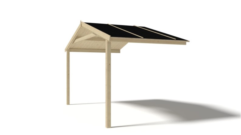 Alero de terraza 4x2 m