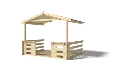 Alero de terraza 3x2 m