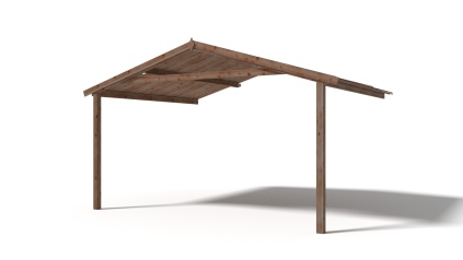 Alero de terraza 4x3 m -Impregnado