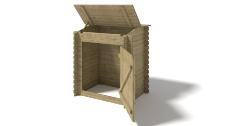 Caseta de madera para filtración 1.2x0.89 m H.1.26 m - Impregnada