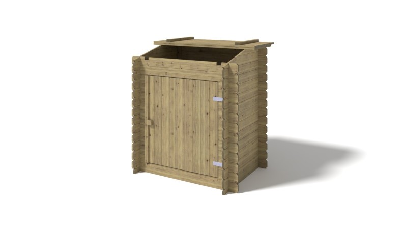 Caseta de madera para filtración 1.2x0.89 m H.1.26 m - Impregnada