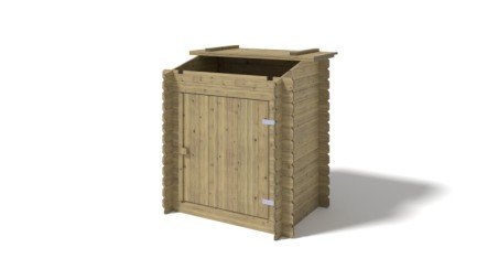 Caseta de madera para filtración 1.2x0.89 m H.1.26 m - Impregnada