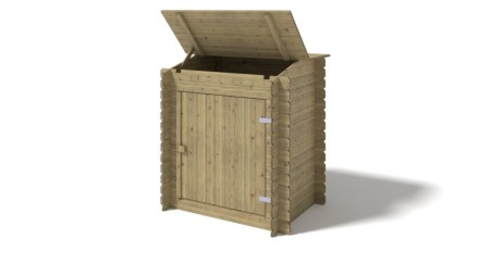 Caseta de madera para filtración 1.2x0.89 m H.1.26 m - Impregnada