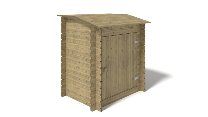 Caseta de madera para filtración 1.2x0.89 m H.1.26 m - Impregnada