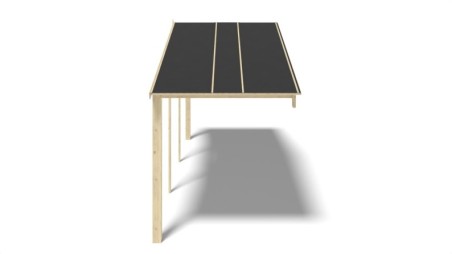 Alero de terraza 6x2 m