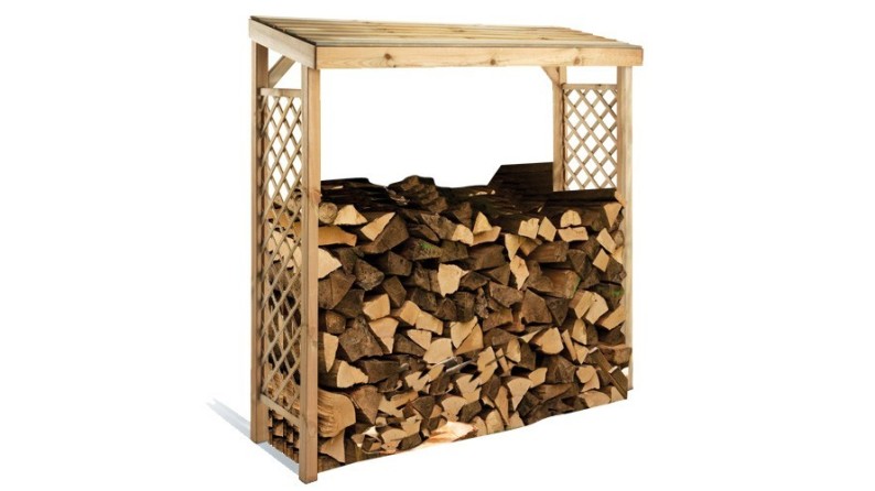 Leñero 1.96 m3 - 1.8x0.64 m - H.1.8 m - Impregnado