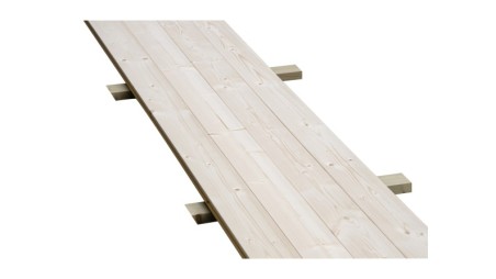 Suelo universal para las casetas - 28 mm - paquete 3m2 - sin tratar