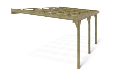 Cochera 3x5.24 m - 15 m2 - apoyado contra 