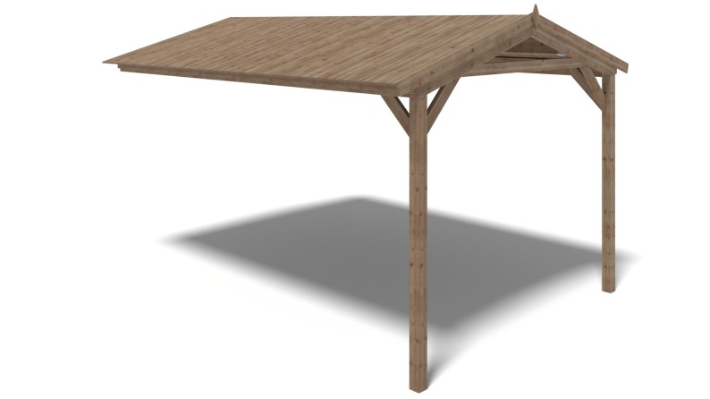 Alero de terraza 4x2.76 m -Impregnado