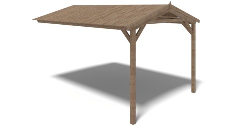 Alero de terraza 4x2.76 m -Impregnado