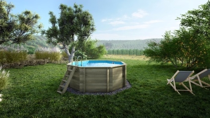 Piscina de madera Coral 3.25x3.25 - H.1.18 m autoportante