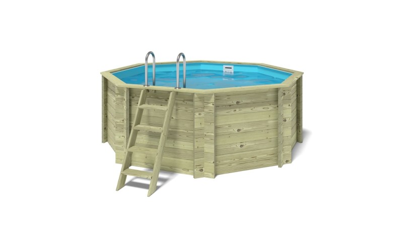 Piscina de madera Coral 3.25x3.25 - H.1.18 m autoportante