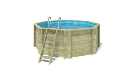 Piscina de madera Coral 3.25x3.25 - H.1.18 m autoportante