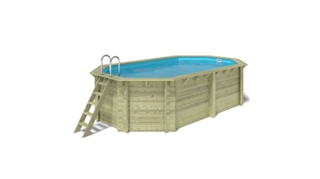 Piscina de madera Nemo 5.79x3.49 - H.1.45 m vigas a encastrar