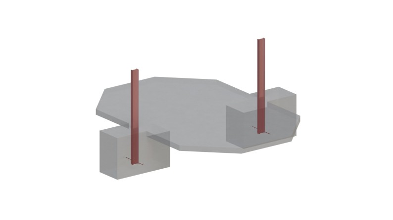 Piscina de madera Nemo 5.79x3.49 - H.1.45 m vigas a encastrar