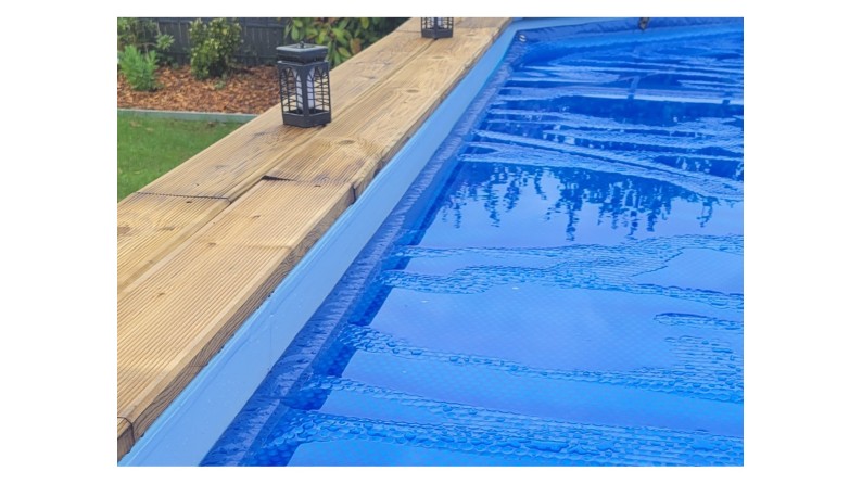 Cobertor de burbujas 4.21 x 2.41 m para piscina BAS7306
