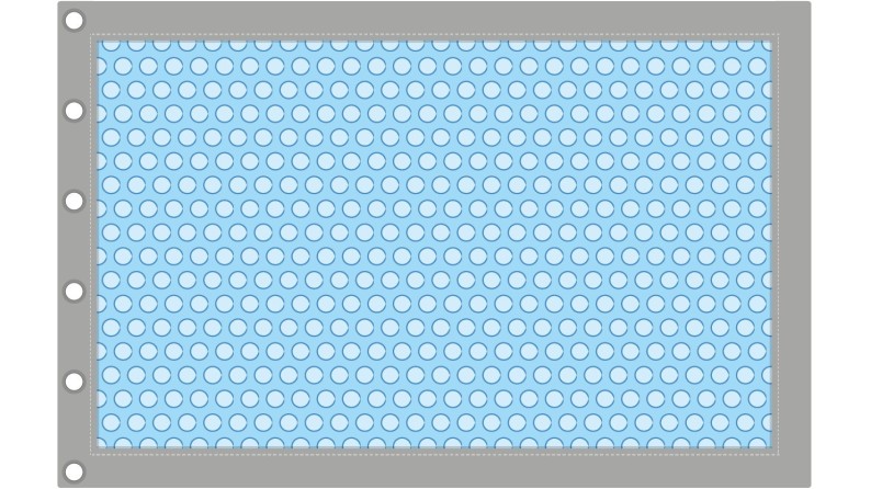 Cobertor de burbujas 7.97 x 3.82 m para piscina BAS7309