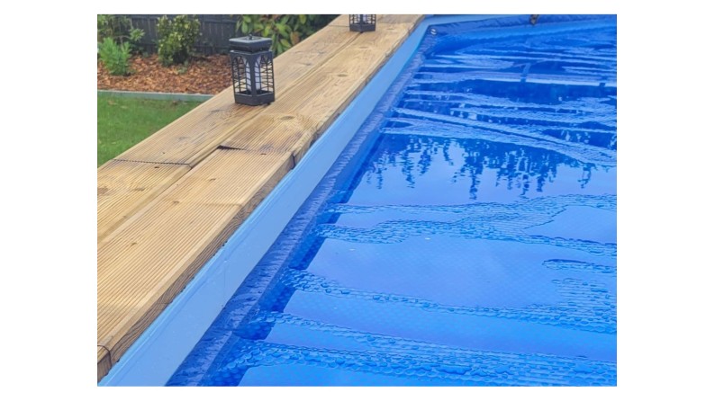 Cobertor de burbujas 2.96 x 2.96 m para piscina BAS7301