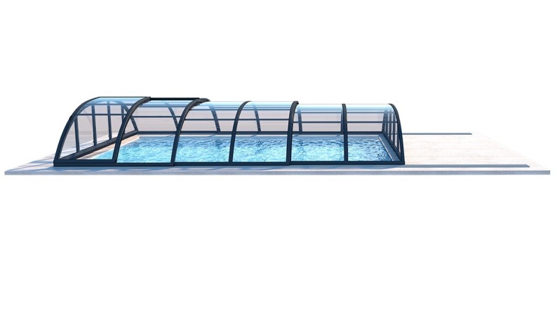 Cubiertas para piscinas Horizon - 4.64x2.52 m - Policarbonato compacto de 3 mm - para piscina BAS7304
