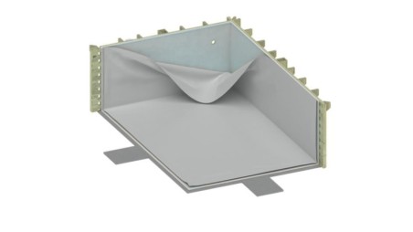 Liner 75/100 PVC, color Gris mineral, para piscina BAS7307