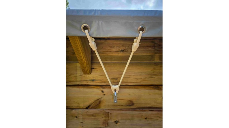 Cubierta de invierno 5.95 x 3.65 m para piscina BAS7304