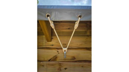 Cubierta de invierno 7.16 x 3.91 m para piscina BAS7308