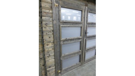 Caseta de jardín de madera 6 m2 - 2.46x2.46 m - 19 mm - impregnada