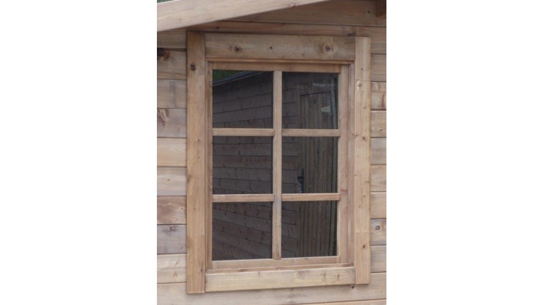 Caseta de jardín de madera 20 m2 - 5x4 m - 28 mm - impregnada