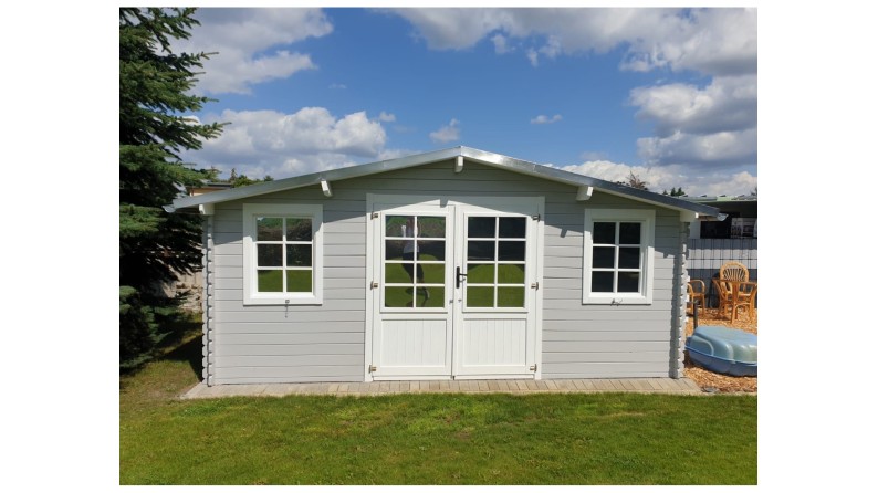 Caseta de jardín de madera 20 m2 - 5x4 m - 28 mm