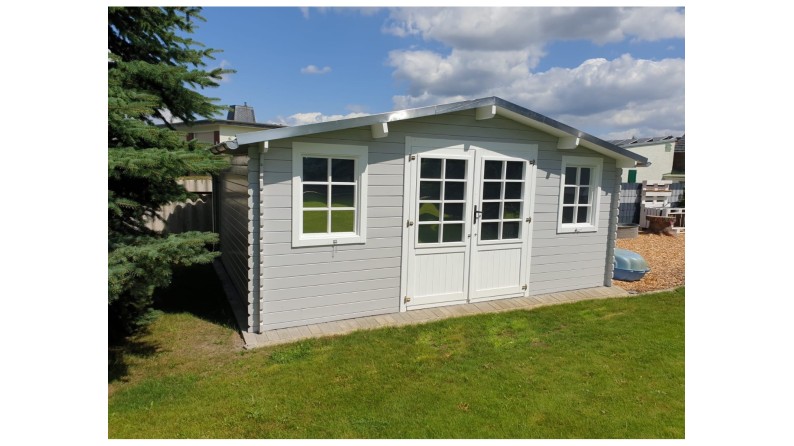 Caseta de jardín de madera 20 m2 - 5x4 m - 28 mm