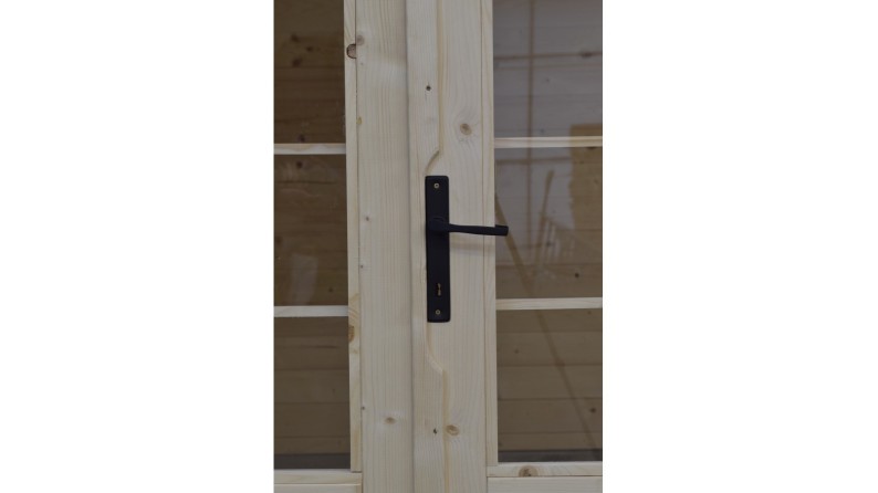 Caseta de jardín de madera 16 m2 - 4x4 m - 40 mm