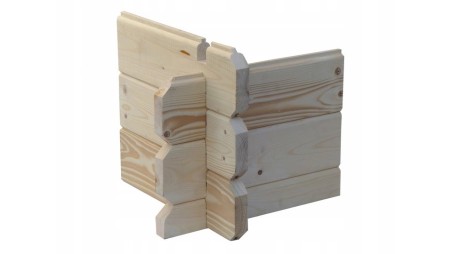 Caseta de jardín de madera-3x3 m - 18 m2 con terraza