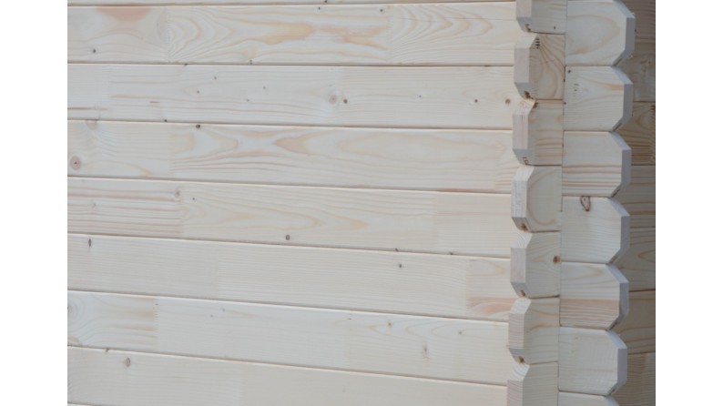 Caseta de jardín de madera 18 m2 - 5.96x2.95 m - 24 mm