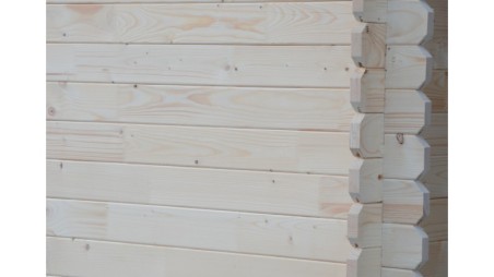 Caseta de jardín de madera 18 m2 - 5.96x2.95 m - 24 mm