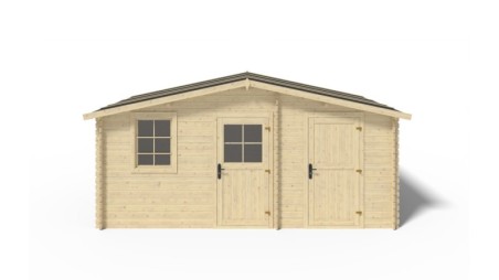 Caseta de jardín de madera 15 m2 - 5x3 m - 28 mm