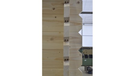 Caseta de jardín de madera 30 m2 - 6x5 m - 40 mm