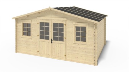 Caseta de jardín de madera 20 m2 - 5x4 m - 40 mm