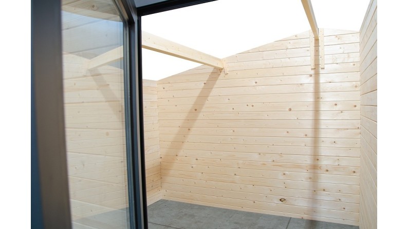 Caseta de jardín de madera 15 m2 - 5x3 m - 28 mm