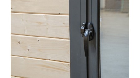 Caseta de jardín de madera-5x3 m - 25 m2 con terraza