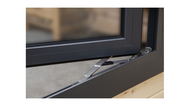 Caseta de jardín de madera-5x3 m - 25 m2 con terraza