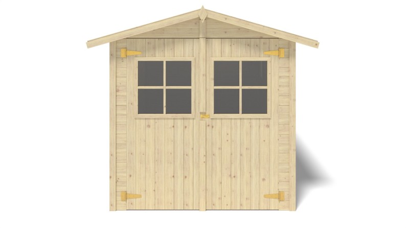Caseta de jardín de madera 6 m2 - 2.07x2.94 m - 18 mm