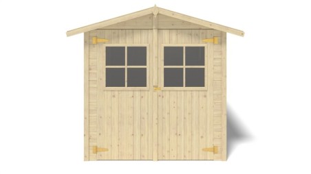 Caseta de jardín de madera 6 m2 - 2.07x2.94 m - 18 mm