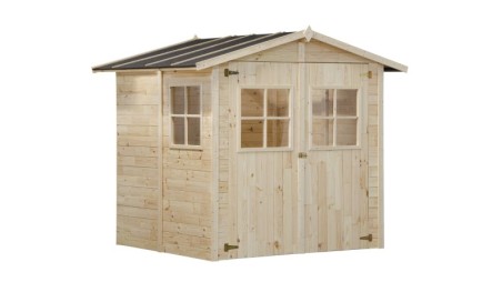 Caseta de jardín de madera 4.18 m2 - 2.07x1.96 m - 18 mm