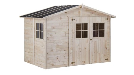 Caseta de jardín de madera 6 m2 - 3.05x1.96 m - 18 mm