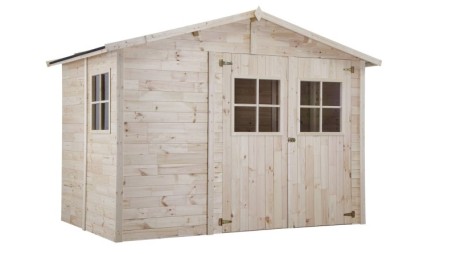Caseta de jardín de madera 6 m2 - 3.05x1.96 m - 18 mm