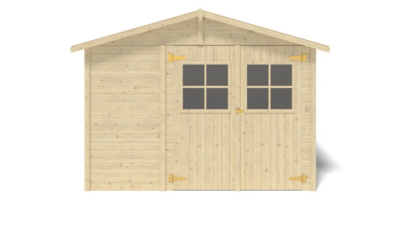 Caseta de jardín de madera 6 m2 - 3.05x1.96 m - 18 mm