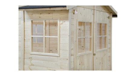 Caseta de jardín de madera 11.95 m2 - 3.05x3.92 m - 18 mm