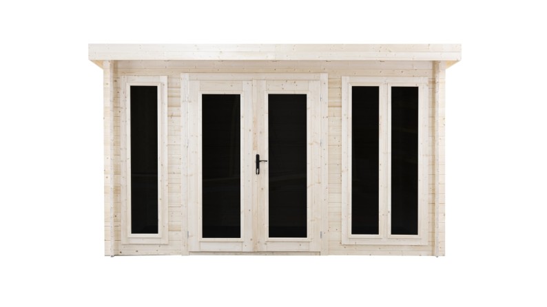 Caseta de jardín de madera 16 m2 - 4x4 m - 34 mm